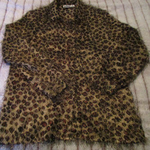 Animal Print Button Down Shirt